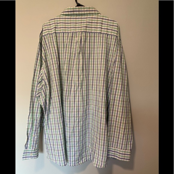 NWT Dockers Checked Button Down Standard Fit Shirt Sz 3 XL - Picture 2 of 5